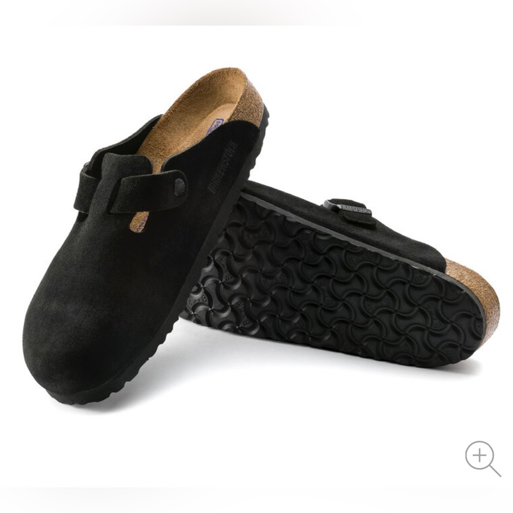 Men’s Birkenstock Boston - Black Suede